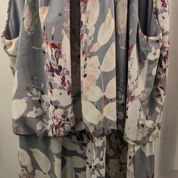 Adrianna Papell Multicolor Floral Dress - Picture 6 of 8